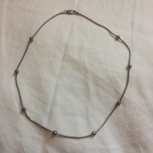 vintage silver neck chain 🤩